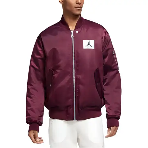 Jordan Jackets Men's Red Crew Neck Moderate Other