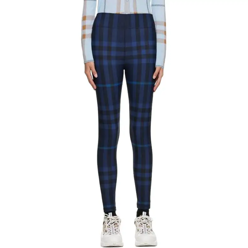 Burberry check stretch leggings