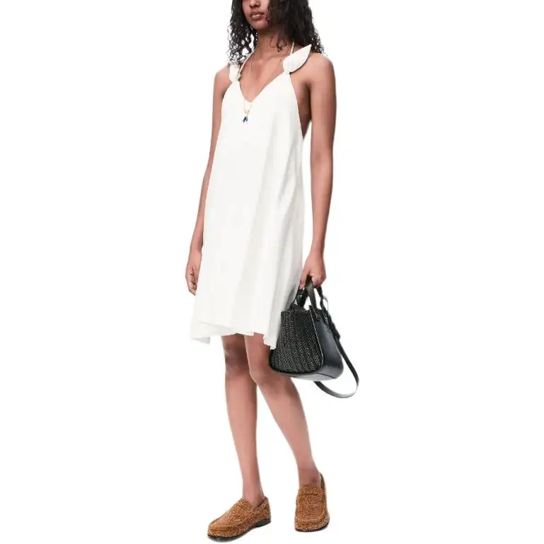 LOEWE Flamenco Halterneck Mini Dress