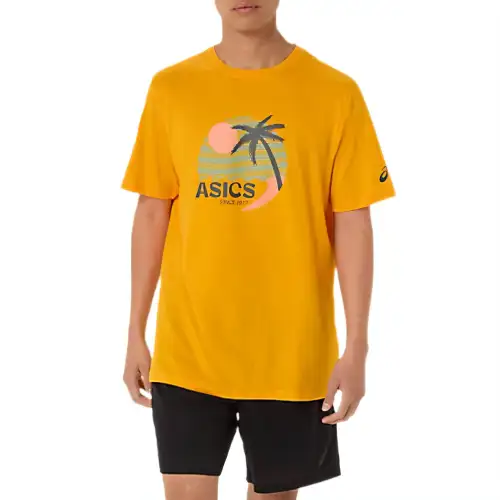 Asics BEACHSCAPE T Shirt Men's Orange