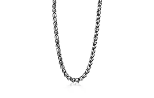 TIFFANY & CO. Forge Sterling Silver Necklaces Unisex Gray