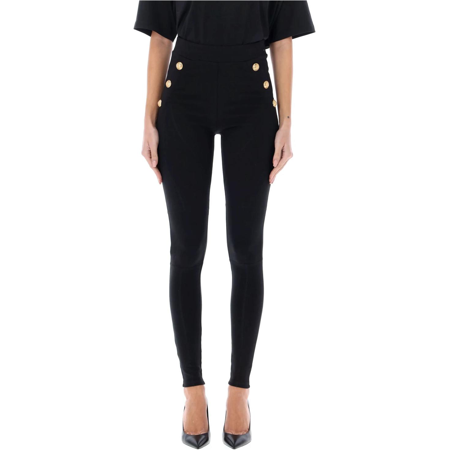 Женские легинсы BALMAIN BALMAIN (черные)