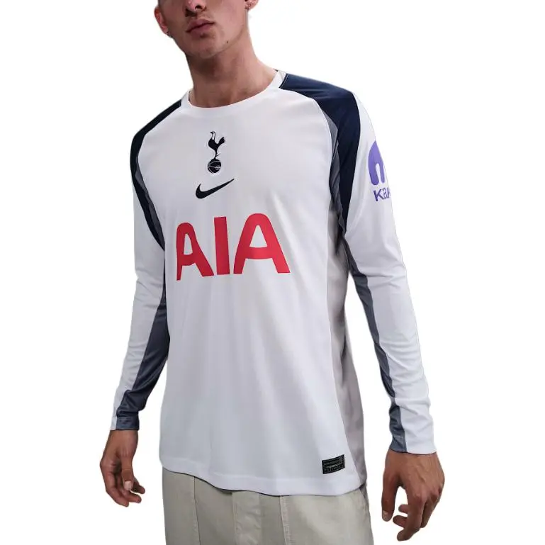 Nike Tottenham Hotspur 2025/26 Stadium Home Men's Nike Dri-FIT Soccer Replica Long-Sleeve Jersey