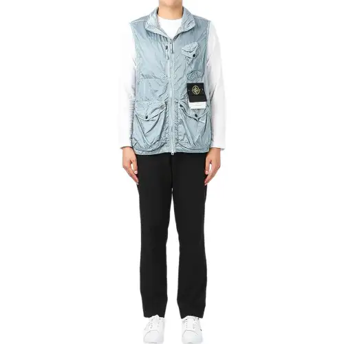 STONE ISLAND Vest Unisex Light Blue