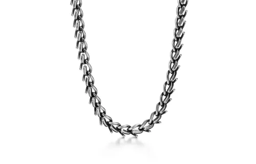 TIFFANY & CO. Forge 925 Sterling Silver Necklaces Unisex Black