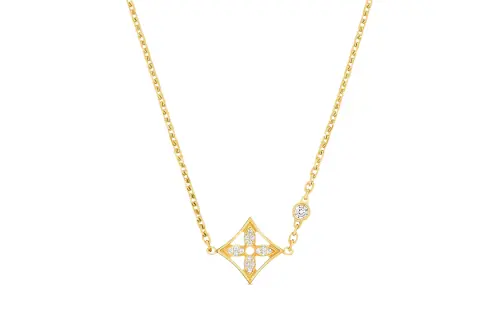 Lv Idylle Blossom Pendant Yellow Gold And Diamonds