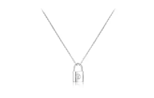 Lv Silver Lockit Pendant Sterling Silver
