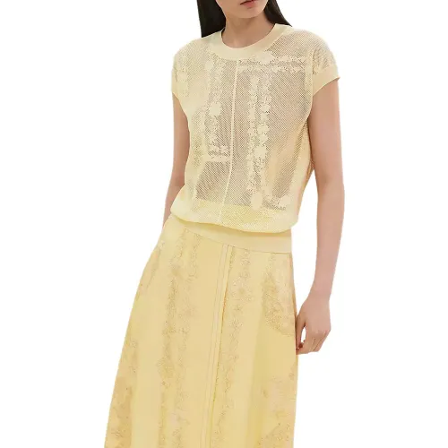 HERMES SS25 Knitwear Women's Light Yellow