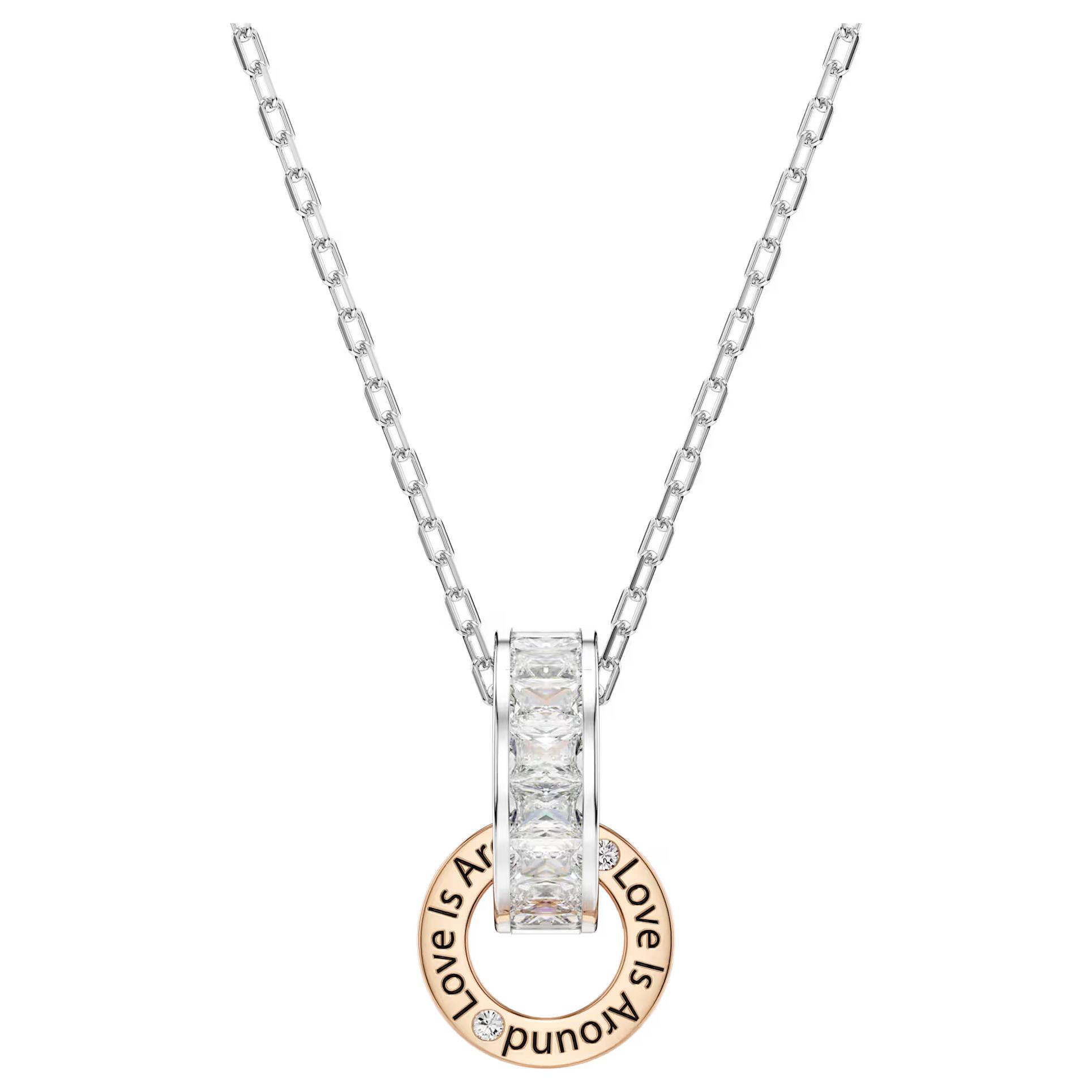 Женское колье Swarovski Constella (серебристое)