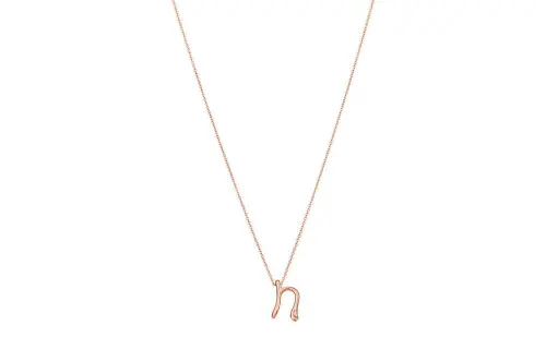 TIFFANY & CO. Elsa Peretti® 18K Rose Gold Necklaces Women's Rose Gold