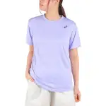 ASICS T Shirts Women's Purple Crew Neck