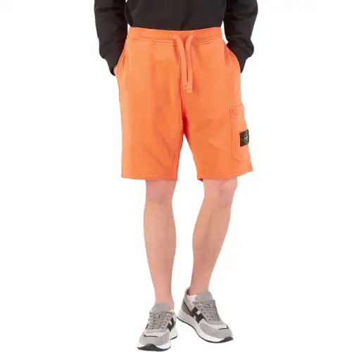 STONE ISLAND Casual Shorts Men's Coral