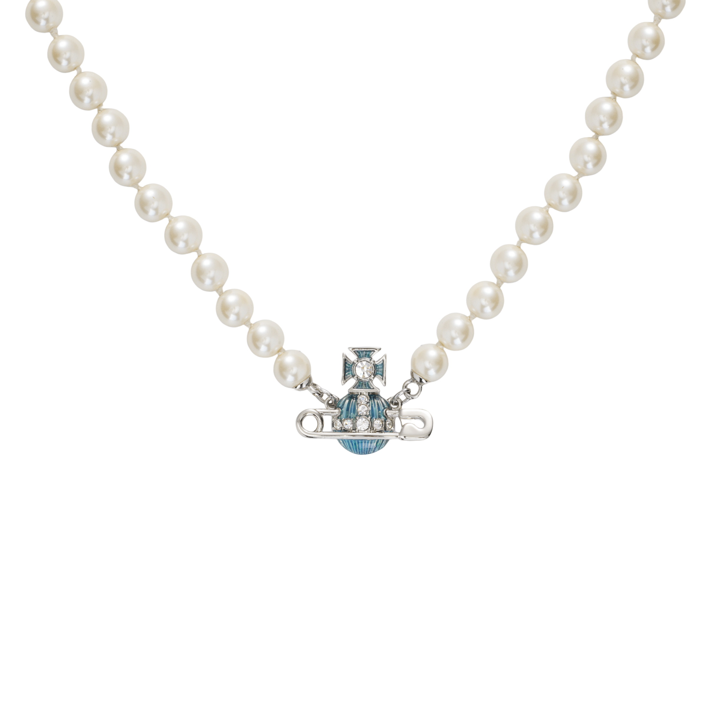 Колье Vivienne Vivienne Westwood Kitty (синее)