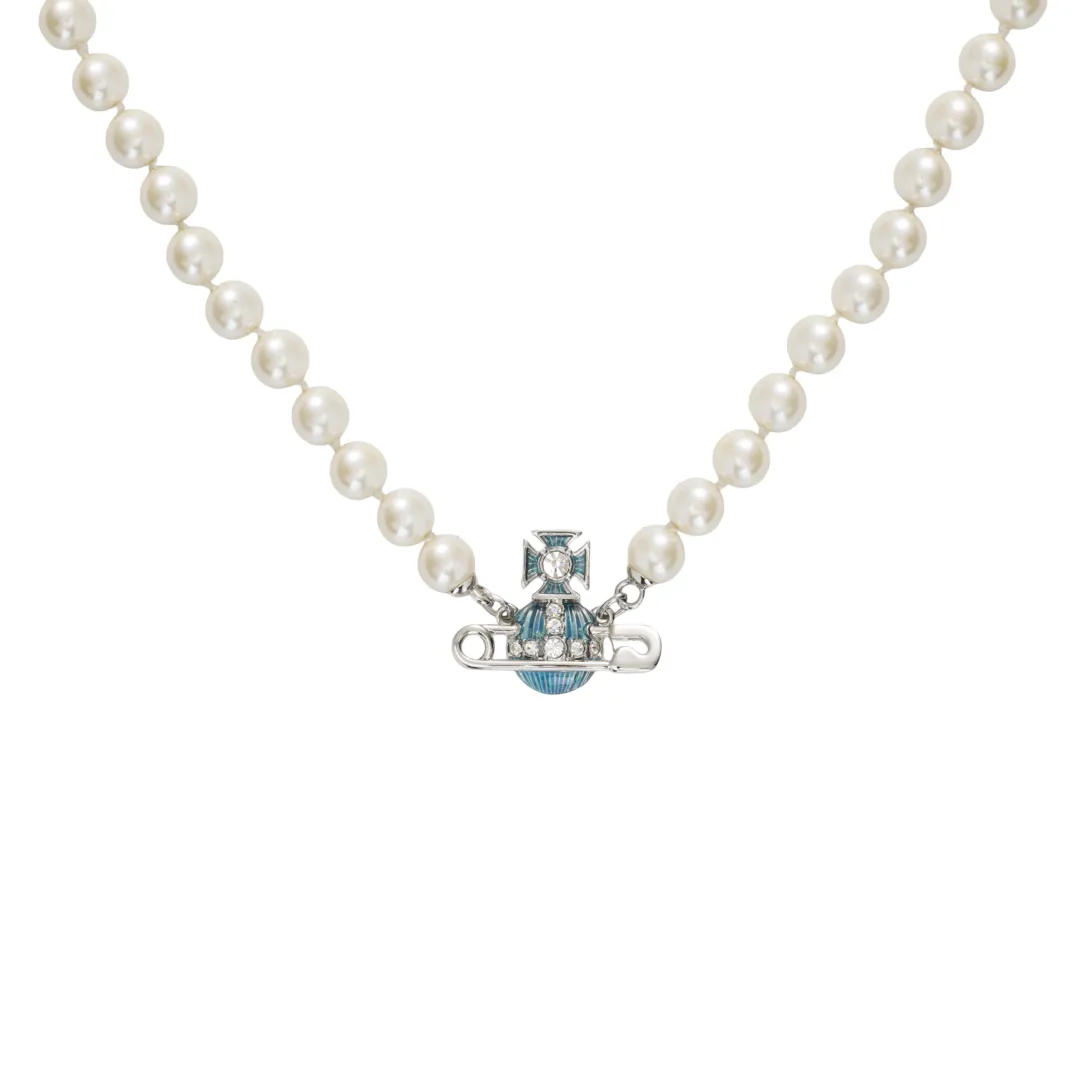 Vivienne Westwood Pre Owned Bas Relief Faux pearl Necklace