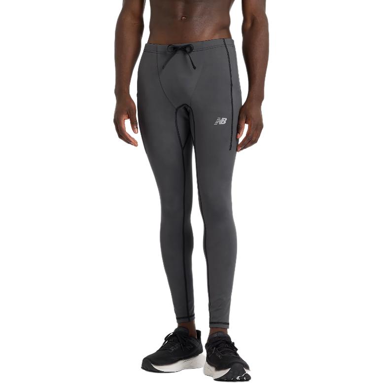 New Balance Athletics Reflective Warming Pocket Tight Sports Pants Men’s Gray