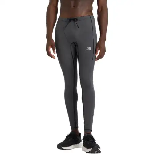 New Balance Athletics Reflective Warming Pocket Tight Sports Pants Men's Gray