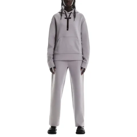 On Knitted Sweatpants Women's Gray Moderate Straight Fit Pants