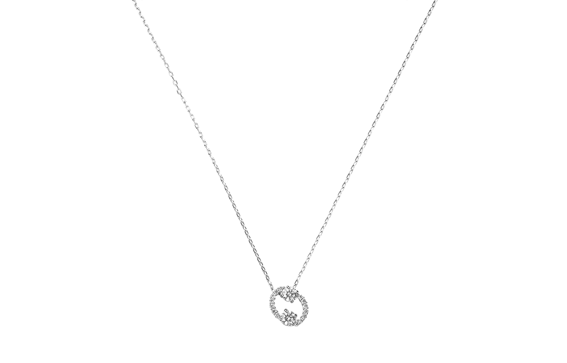Swarovski Zodiac II Alloy Necklaces Women's Silver