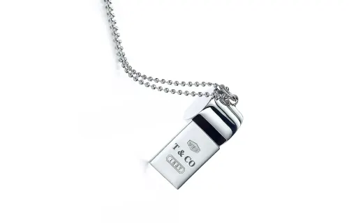 TIFFANY & CO. Sterling Silver Necklaces Unisex Silver