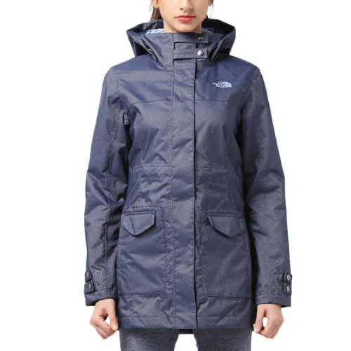 THE NORTH FACE Jackets Women's Dark Blue Hooded Moderate Other