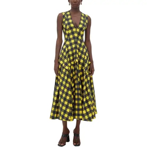 Bottega Veneta Sleeveless Dress Women's Yellow