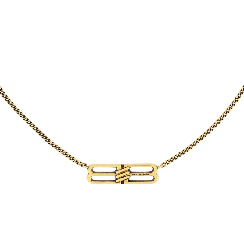 Balenciaga Bb Icon Chain Necklace