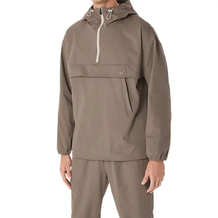 ASICS Jackets Men's Light Taupe Hooded Moderate Workwear