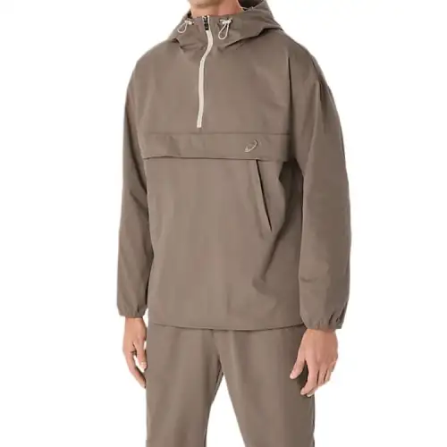ASICS Jackets Men's Light Taupe Hooded Moderate Workwear