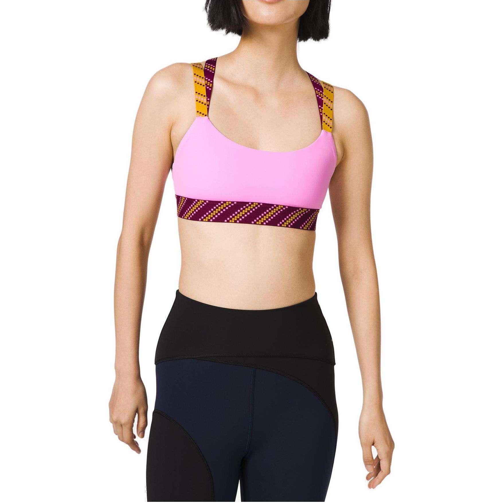 Lululemon x Roksanda Inner Expanse Sports Underwear Women’s Candy Pink/Dark Purple/Ginger Yellow