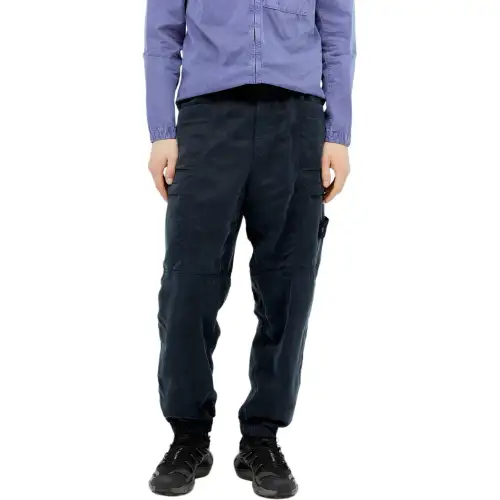 STONE ISLAND Cargo Pants Men's Marine Blue