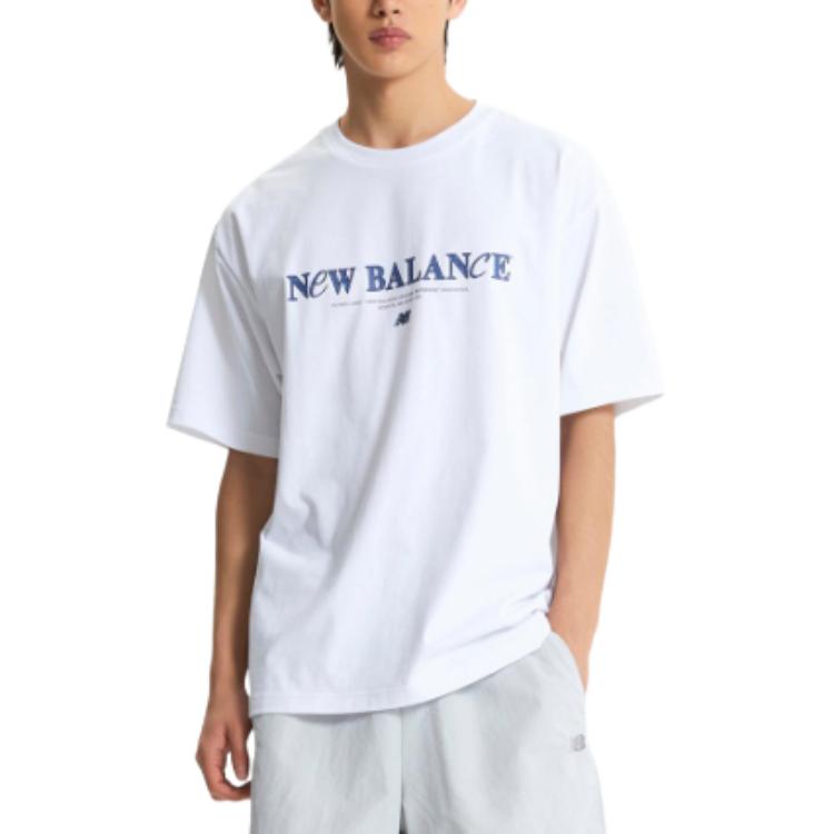 Мужская футболка New Balance Logo Tee (белая)