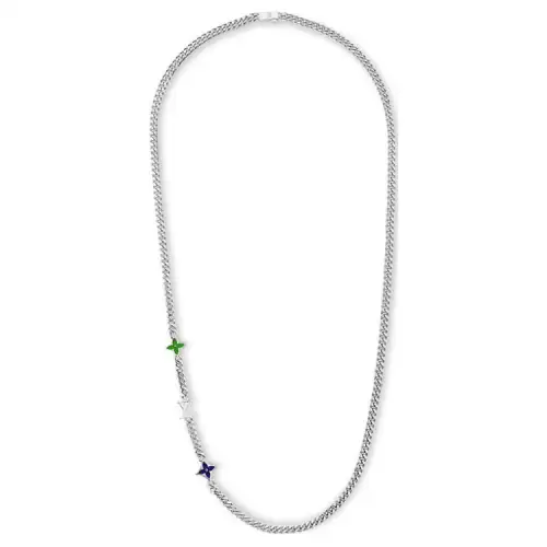 LOUIS VUITTON M01951 Monogram Row Necklace