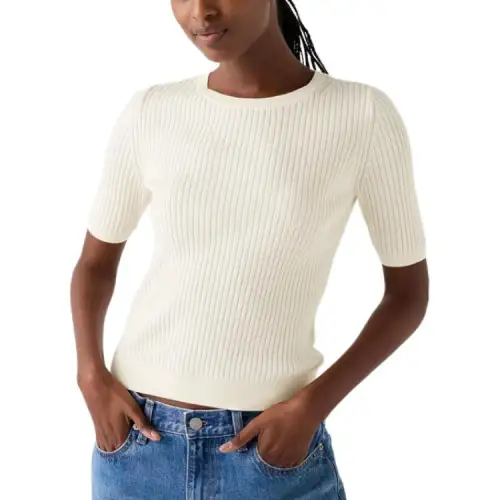 UNIQLO Sweaters Women's Ivory Crew Neck Moderate Other