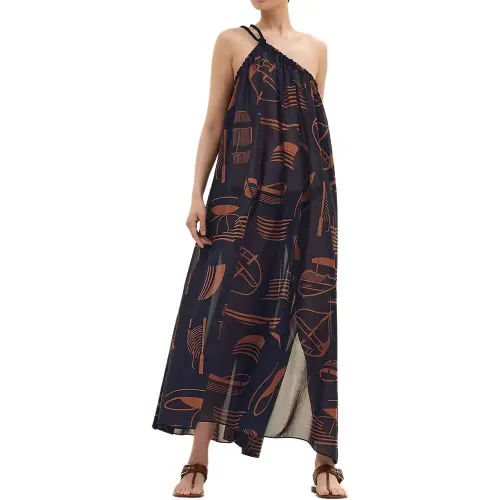 HERMES Slip Dresses Women's Blue