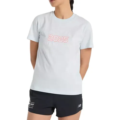 New Balance RBC Brooklyn HalfGraphic Regular T Shirt Women's Blue