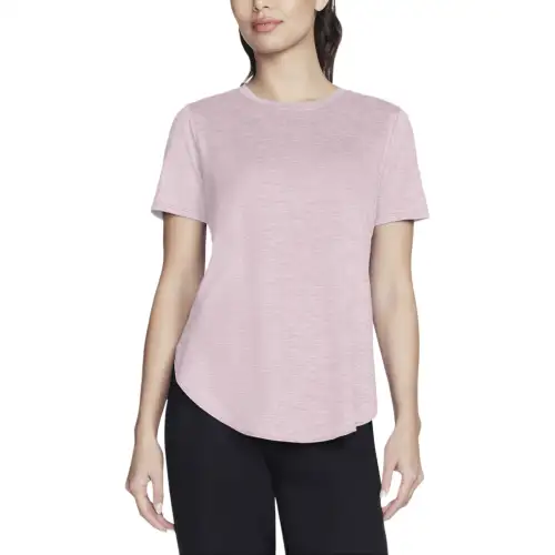 Skechers GO DRI SWIFT Regular T Shirt Women's Pink