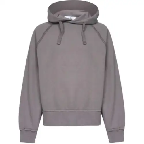 STONE ISLAND Long Sleeved Drawstring Hoodie