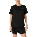 ASICS T Shirts Women's Black Crew Neck