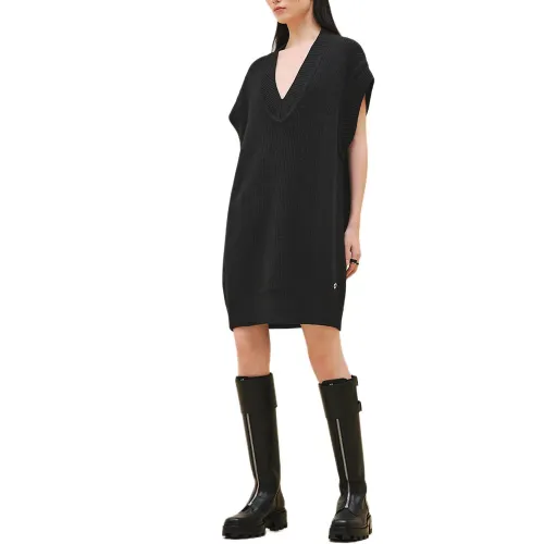 HERMES FW24 Sleeveless Dress Women's Black