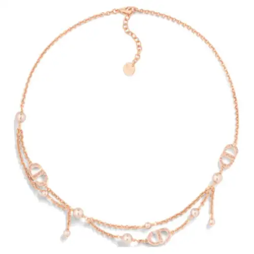 DIOR Necklaces Women's Rose Gold
