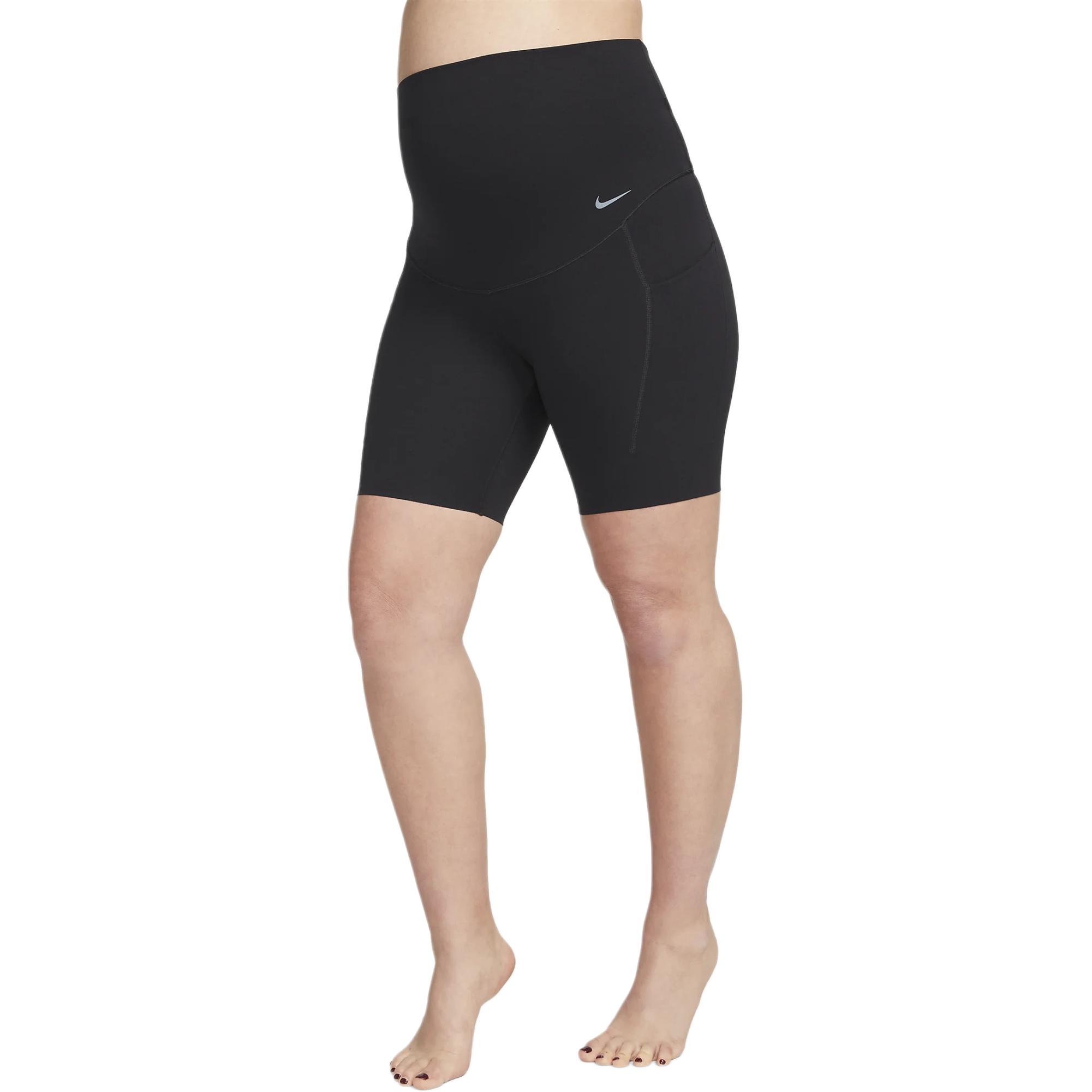 Nike Zenvy M Women's Gentle Support High Waisted 8' Biker Shorts With Pockets Maternity