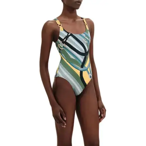 HERMES SS25 One piece Swimsuit Women's Multicolor