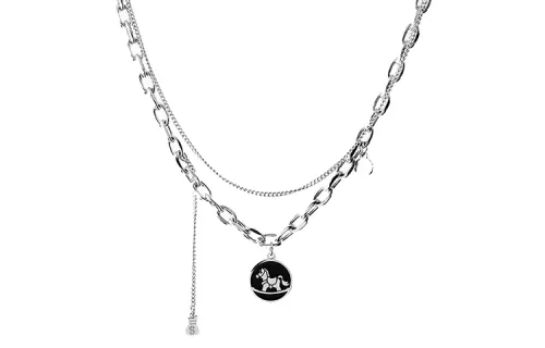 FREE RABBITⅡ Necklaces Unisex Silver