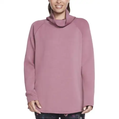 Skechers SkechCloud Raglan Sleeve T Shirt Women's Dark Purple Red