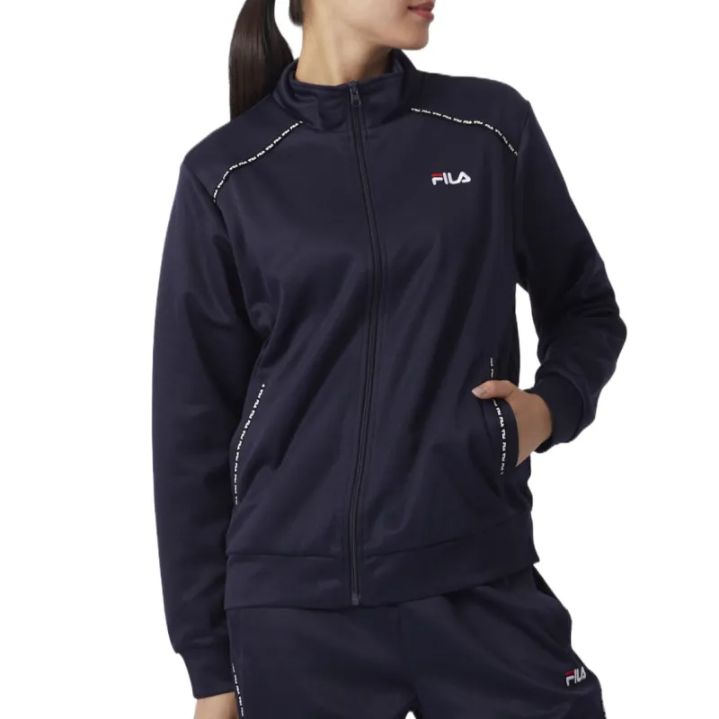 FILA Jackets Women's Marine Blue Stand Collar Moderate Other
