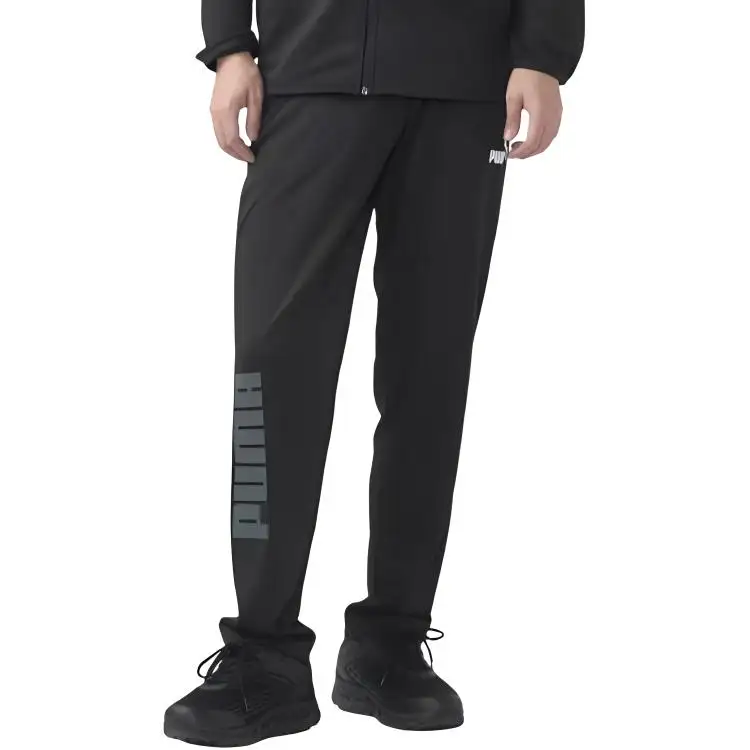 PUMA Knitted Sweatpants Men's Black Moderate Other