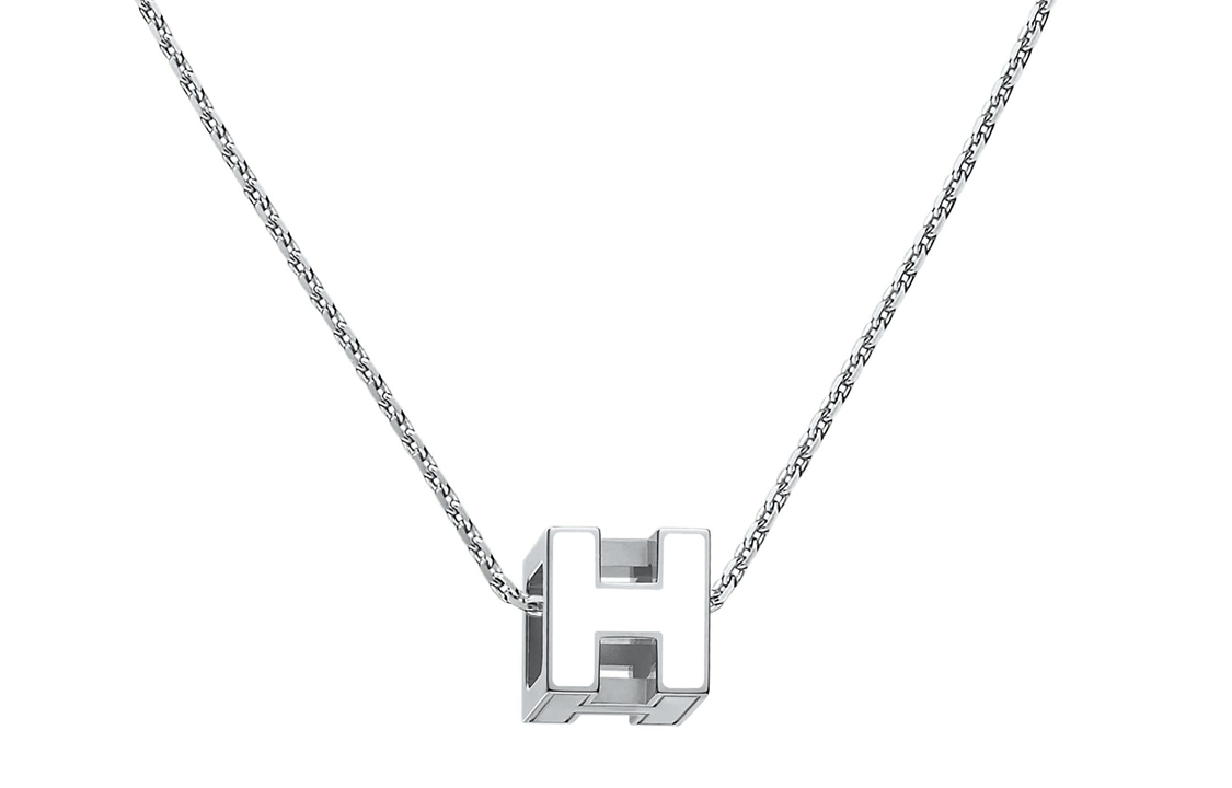 Подвеска Hermes Cage d'H (серебряная) — фото 1