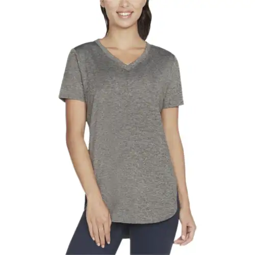 Skechers T Shirts Women's Black V Neck Moderate Other