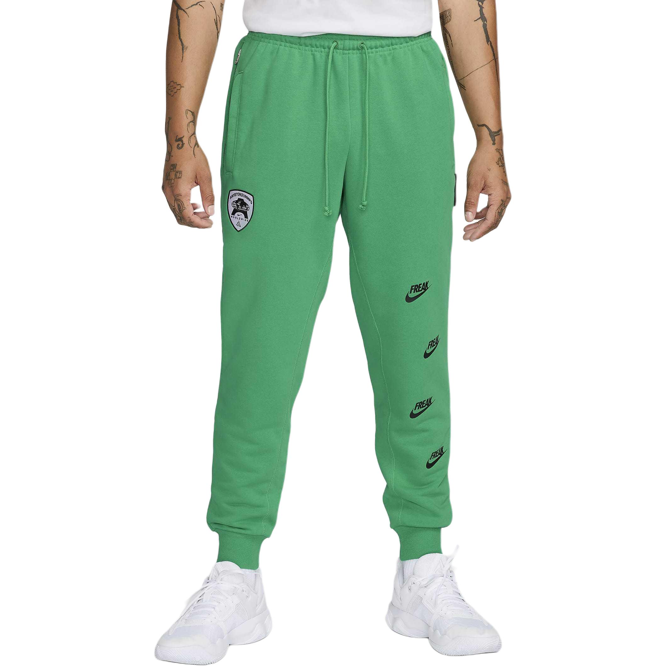 Nike Dri FIT Standard Issue Giannis Knitted Sweatpants Men's Stadium Green/Black/Black/Black