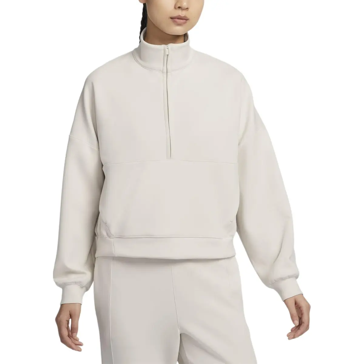 Nike Dri Fit Oversize 24.7 IMPOSSIBLYSOFT Sweatshirt Women's Light Earth Brown/Light Iron Ore Gray